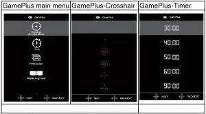 ASUS VG289Q1A Series LCD Monitor - menu