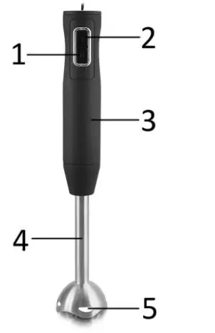 emerio HB 111446 3 Hand Blender - parts