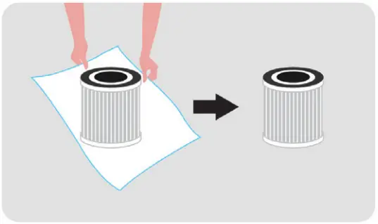 tcl breeva a1 air purifier - packaging