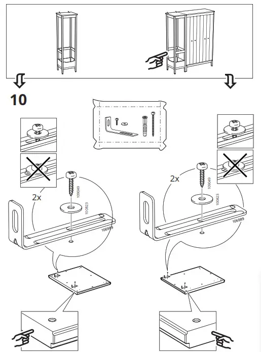 IKEA 204.588.42 IDANAS Open Wardrobe- 10
