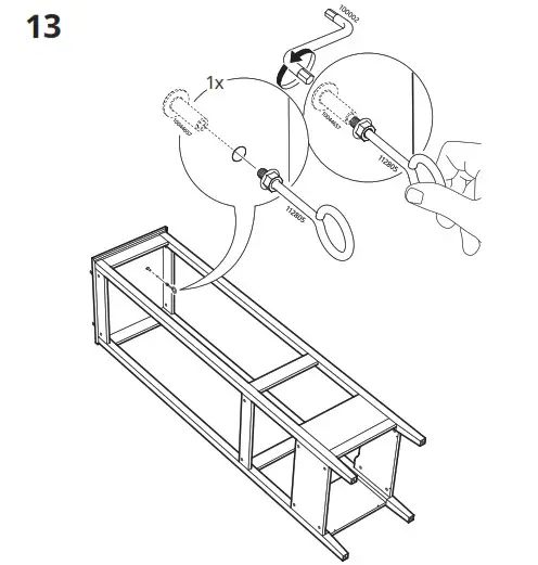 IKEA 204.588.42 IDANAS Open Wardrobe- 13