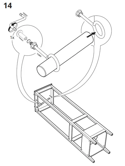 IKEA 204.588.42 IDANAS Open Wardrobe- 14