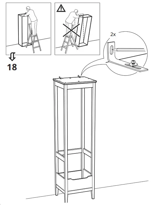 IKEA 204.588.42 IDANAS Open Wardrobe- 18