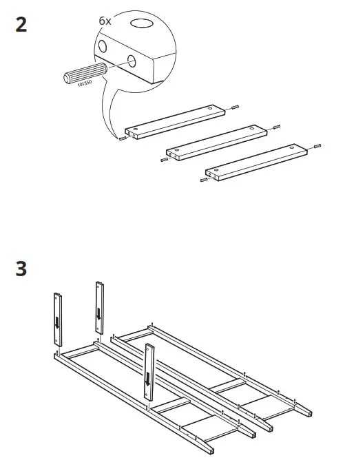 IKEA 204.588.42 IDANAS Open Wardrobe- 3