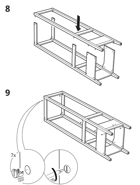 IKEA 204.588.42 IDANAS Open Wardrobe- 9
