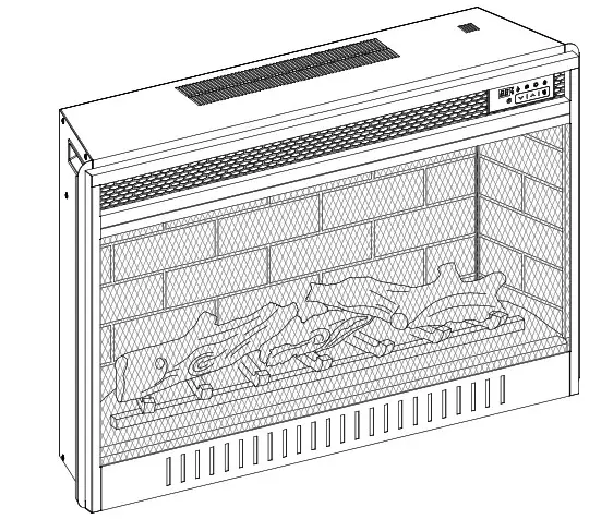 Member s Mark SF127B-33AI Combination Electric Fireplace Heater