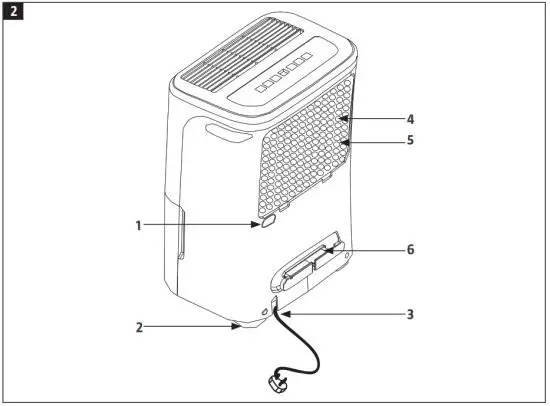 anslut 014957 Air Dehumidifier - Air Dehumidifierd