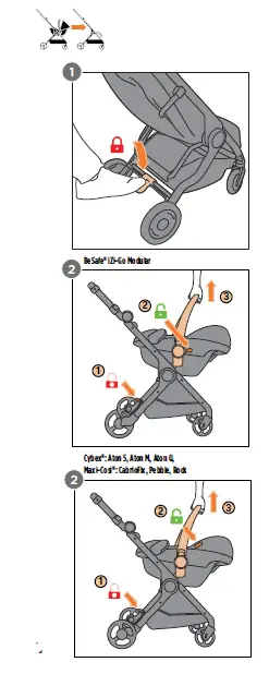 ergobaby metro+ Car Seat Adapter fig 6