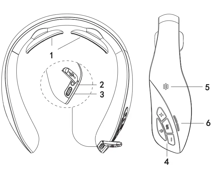 Shenzhen Shiwei Technology N1 Smart Neck Massager with Remote Control - fig