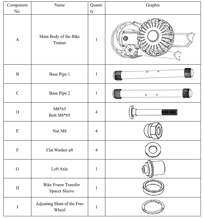 UniSky Bike Direct Fluid Bicycle Trainers Stand fig 1