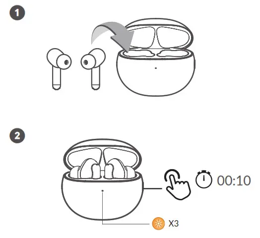 TCL TW30 Move Audio - Reset