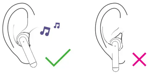 TCL TW30 Move Audio - Wearing