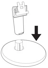 tuv 22 inch Class Slim HD Widescreen Monitor - Insert post into base