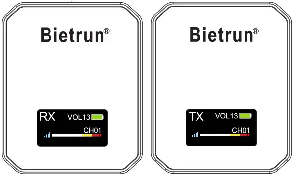 BIETRUN WXM22 Professional Camera Wireless Microphone Set - Cover