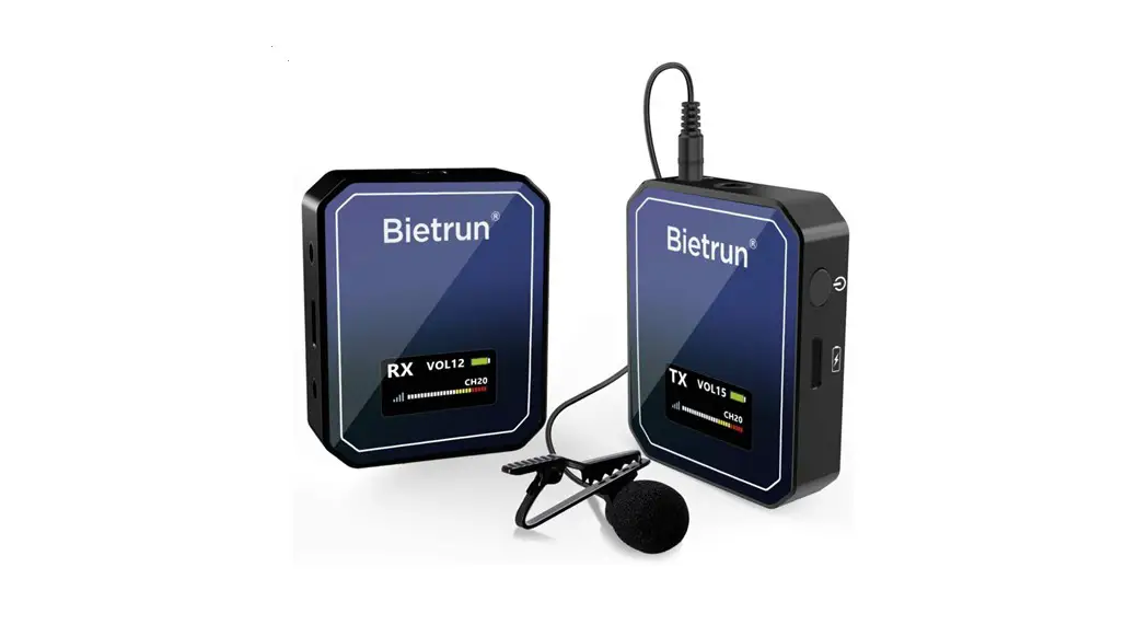 Bietrun Wxm22 Professional Camera Wireless Microphone Set User Manual