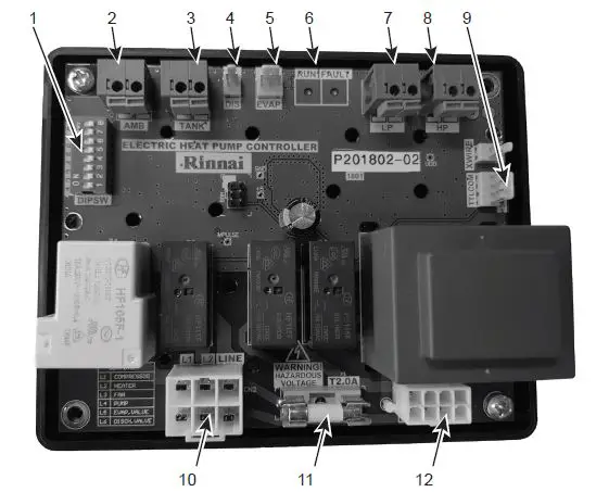Rinnai EHPA250VM Enviroflo Heat Pump Hot Water Systems fig 13