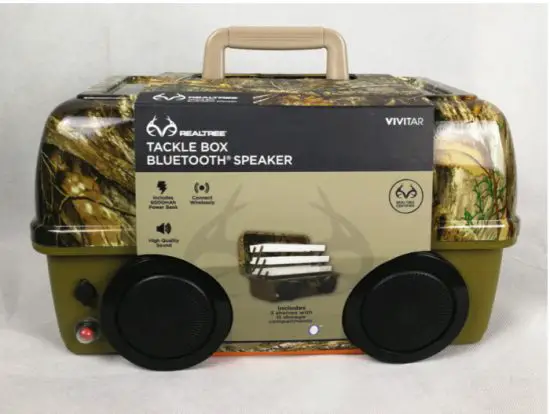 REALTREE RLT6005 Tackle Box Bluetooth Speaker