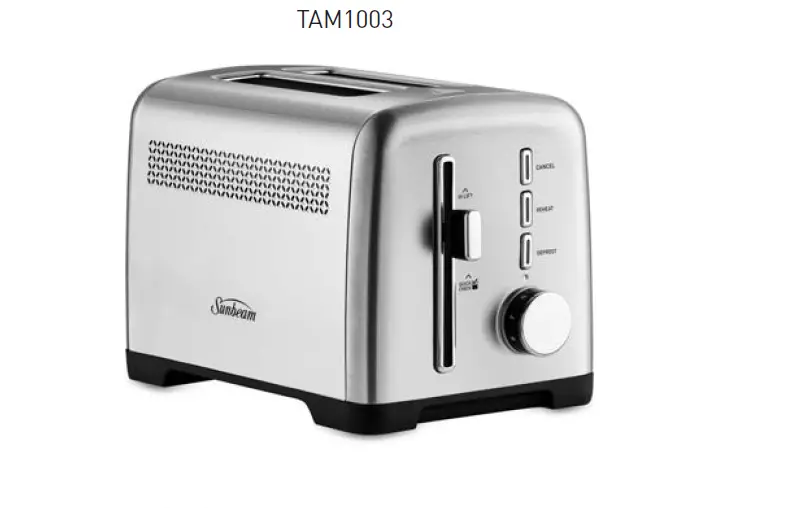 Sunbeam Tam1002 Fresh Start 2 Slice And 4 Slice Long Slot Toaster User Guide Sunbeam Tam1002 Fresh Start 2 Slice And 4 Slice Long Slot Toaster User Guide