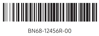 SAMSUNG UA43AU7000 43 Inch UHD 4K Smart TV User Manual - Bar Code