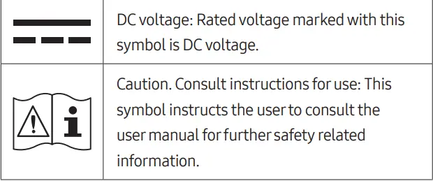 SAMSUNG UA43AU7000 43 Inch UHD 4K Smart TV User Manual - Symbol