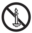 SAMSUNG UA43AU7000 43 Inch UHD 4K Smart TV User Manual - WARNING - TO PREVENT THE SPREAD OF FIRE