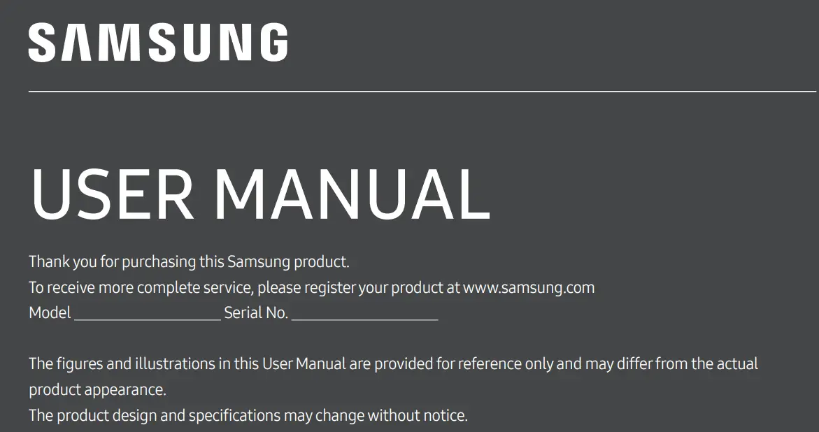 SAMSUNG UA43AU7000 43 Inch UHD 4K Smart TV User Manual
