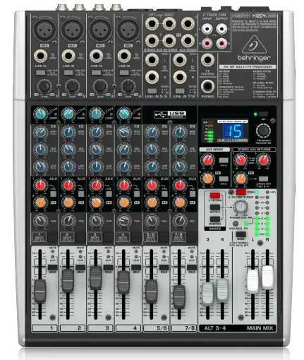 behringer Premium 12-Input 2 2-Bus Mixer Mic Preamps Compressors F