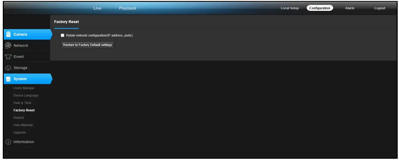 HIKVISION PG2387C Network Camera - fig. 5