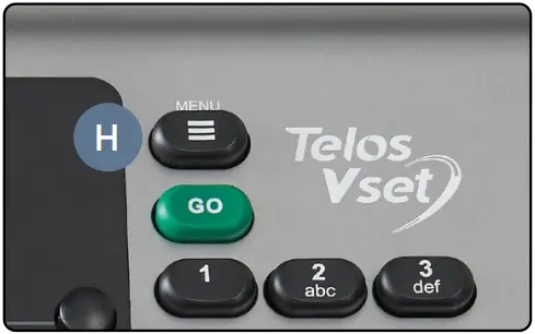 Telos VSet Broadcast Phoneset SELECT MODE A