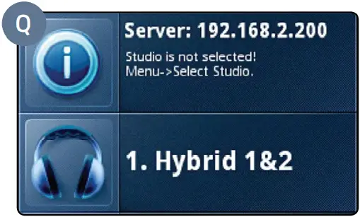 Telos VSet Broadcast Phoneset SELECT STUDIO AND SHOW C