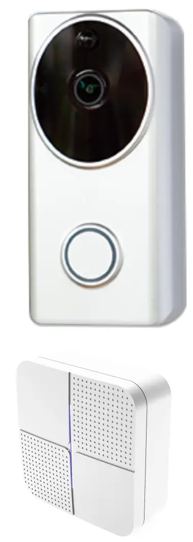 WOOX R4957 Smart Video Doorbell and Chime-