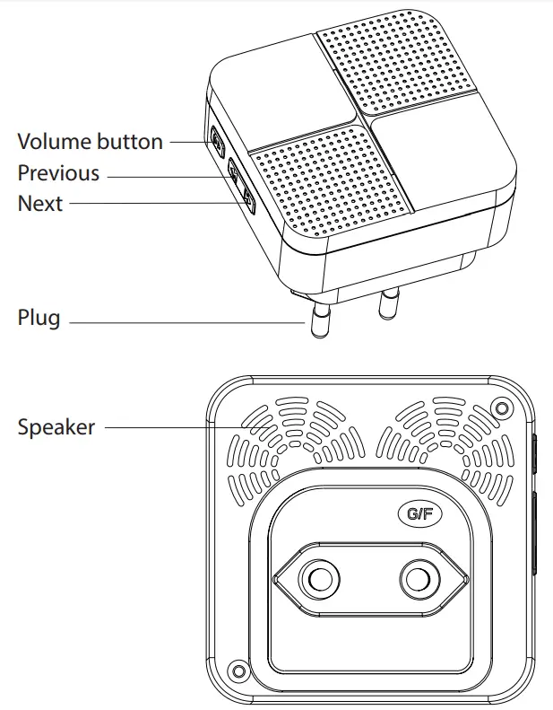 WOOX R4957 Smart Video Doorbell and Chime-fig2