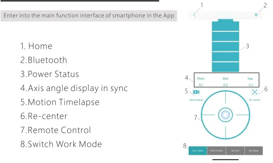hohem 3-Axis Stabilizing Gimbal Compact Digital Camera - App Hohem Gimbal Instructions 1