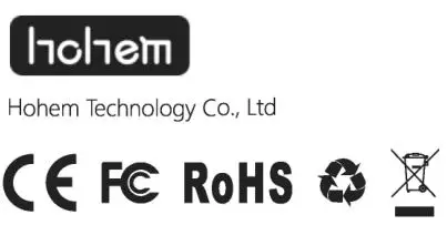 hohem 3-Axis Stabilizing Gimbal Compact Digital Camera - Certifications