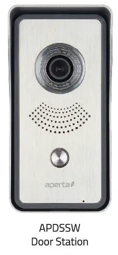 ESP-APDSSW Aperta Single Way Video Door Station-1