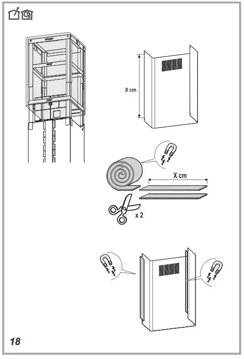 Whirlpool AKR 504 IX Island Cooker Hood 100cm - Product Overview 10