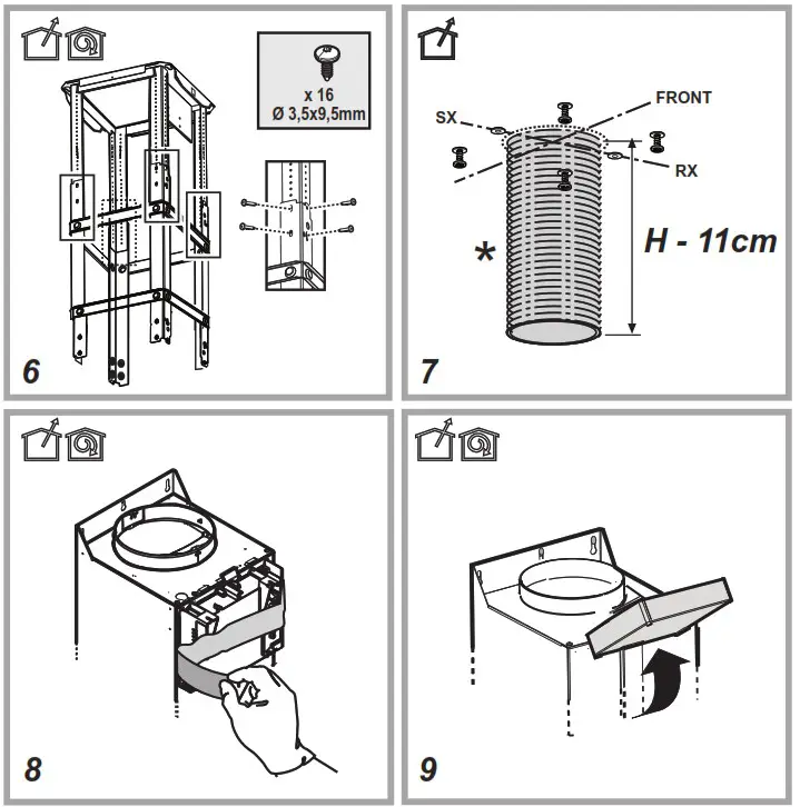 Whirlpool AKR 504 IX Island Cooker Hood 100cm - Product Overview 5