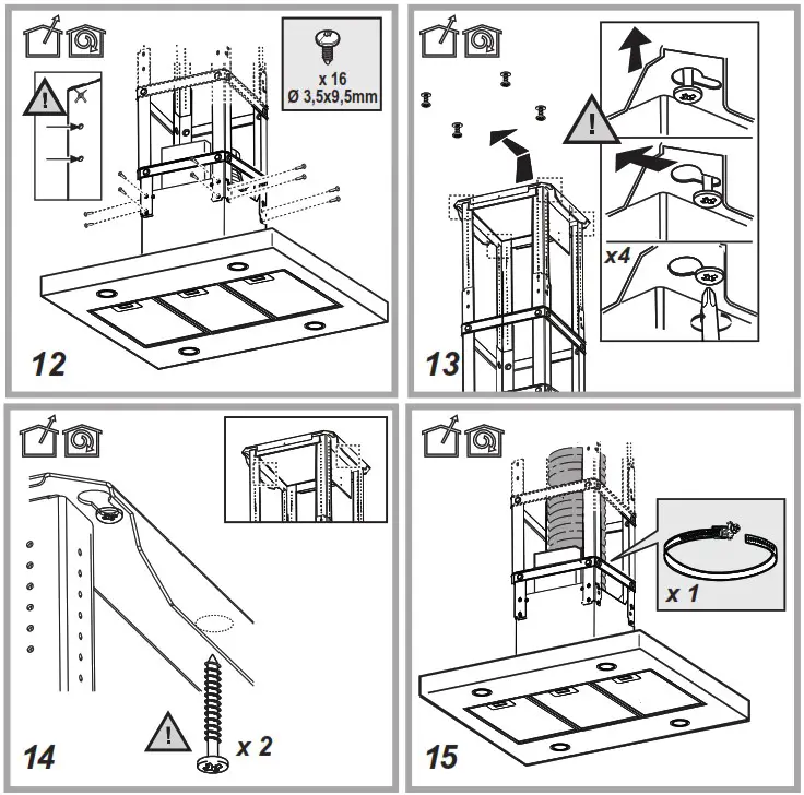 Whirlpool AKR 504 IX Island Cooker Hood 100cm - Product Overview 7