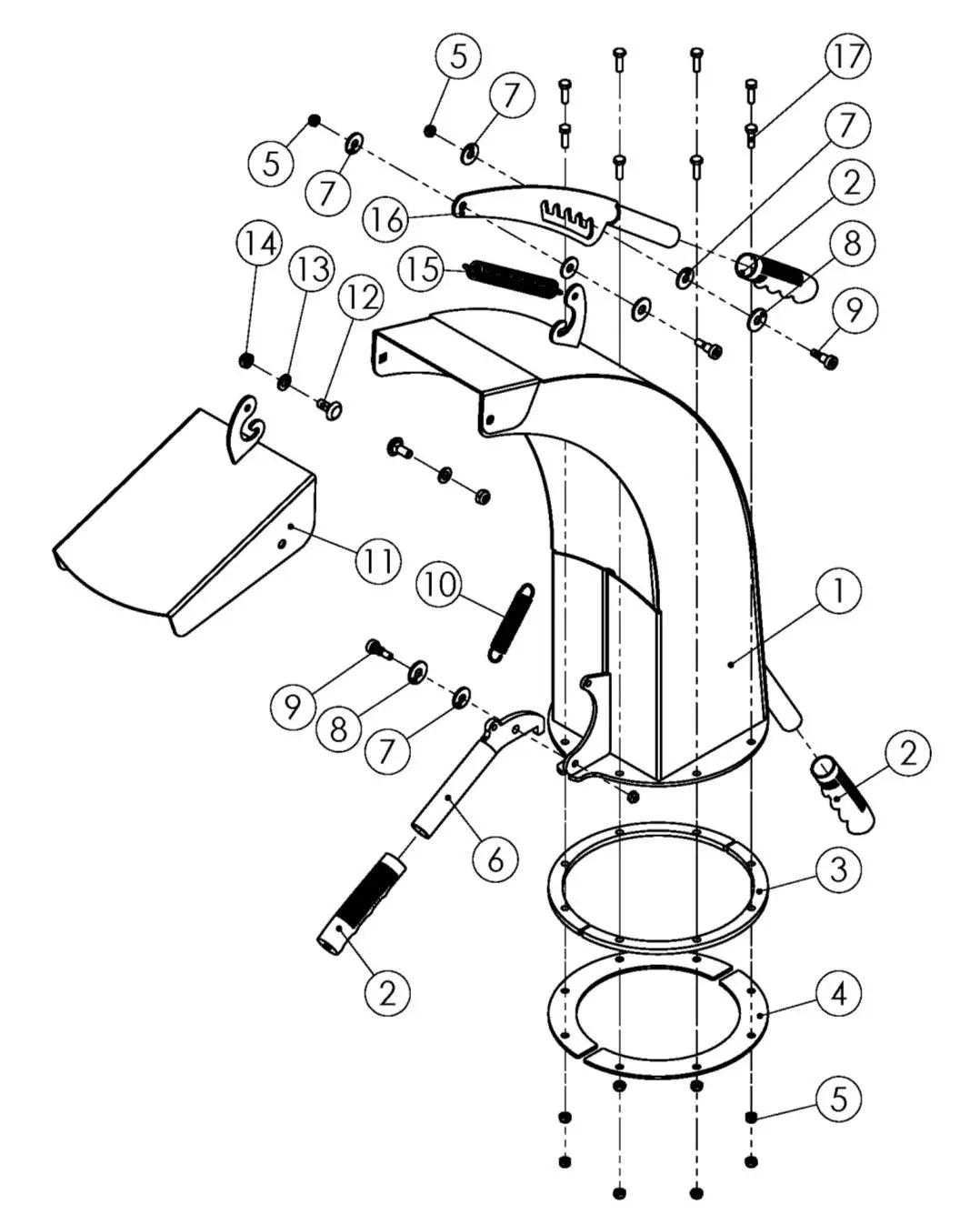 BRABEREQ BE-WC522 Wood Chipper fig 5