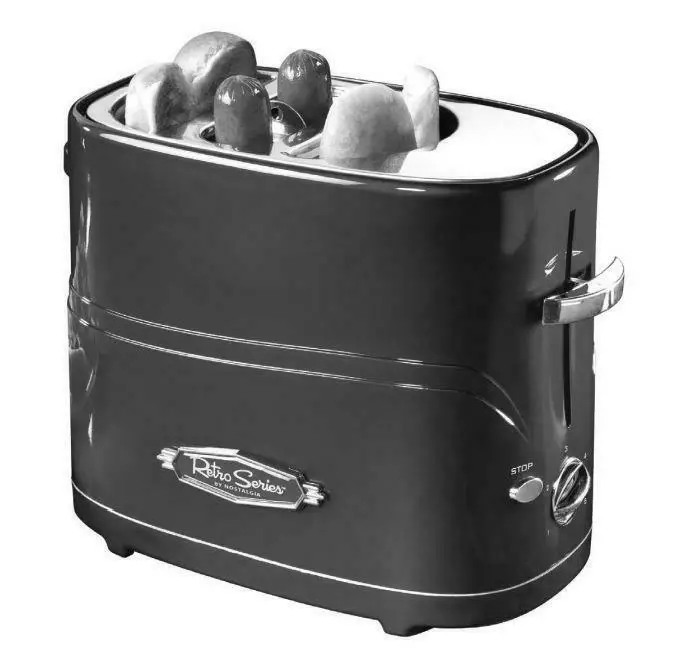 NOSTALGIA NRHDT2 Pop-Up Hot Dog Toaster Instruction Manual - Main Product
