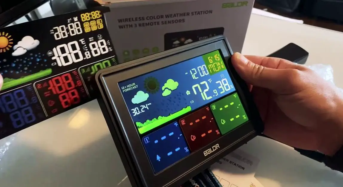 Baldr Sd-012 Wireless Digital Color Weather Station User Manual