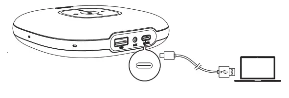 ANKER A3301G11 PowerConf Bluetooth and USB Speakerphone - Connecting