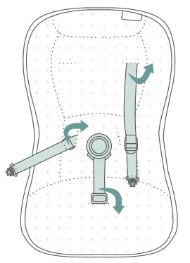 Removing the Newborn Insert Cushion