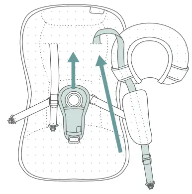 Removing the Newborn Insert Cushion