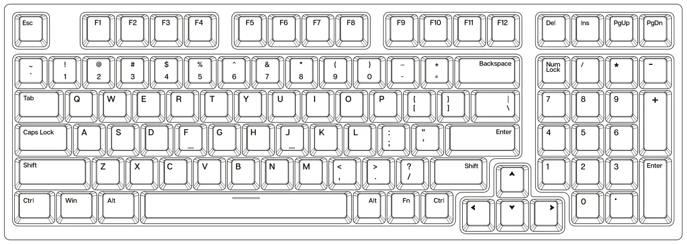 EPOMAKER SK98 Wireless Mechanical Gaming Keyboard DIY Kit