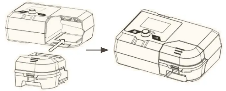 APRIA React Health Luna II Auto CPAP Machine - fig 5