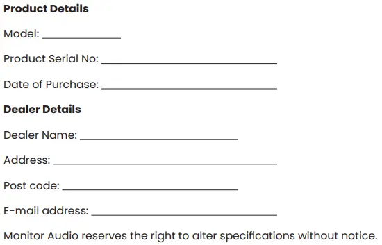 MONITOR AUDIO 893SFX7BG Pair Surround Speakers-fig11