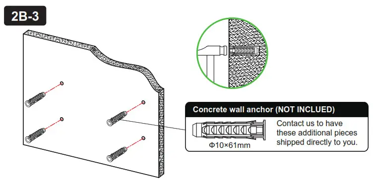 MOUNTUP TV Wall Mount - 2B-3