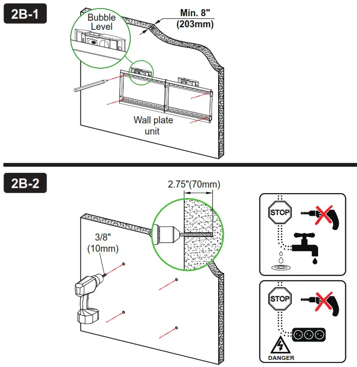 MOUNTUP TV Wall Mount - Wall Installation