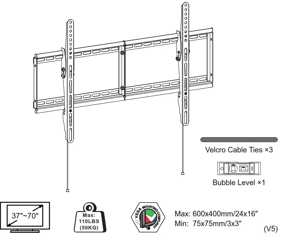 MOUNTUP TV Wall Mount